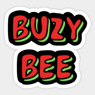 BUZY BEE Sticker